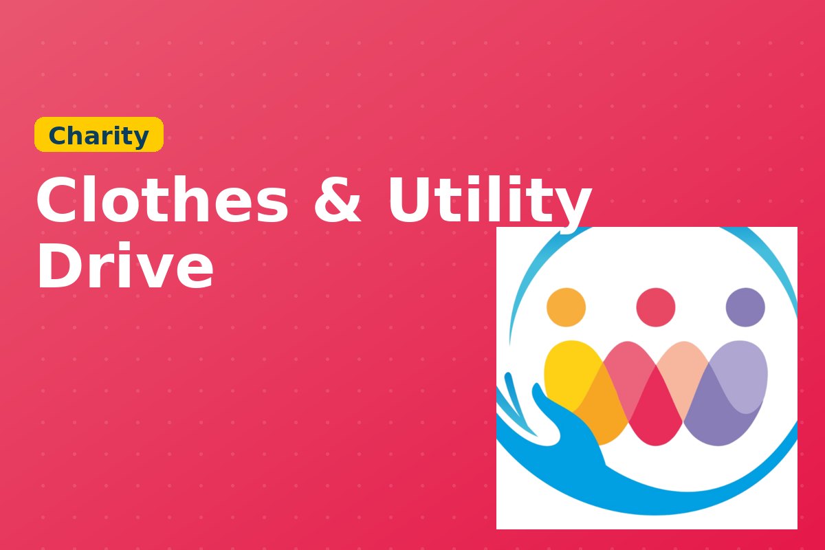 Clothes & Utility Charity Drive