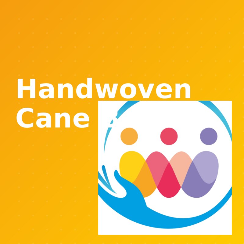 Handwoven Cane Basket